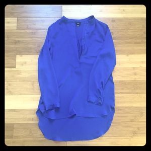 :mossimo: royal blue silky tunic